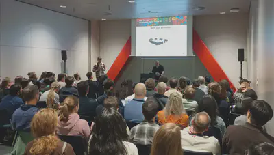 Presentation of the Belt & Whistles project at CHI 2026.