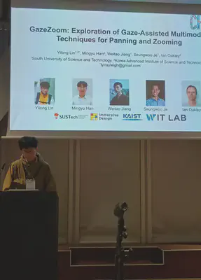 VR Lab research presentation at CHI 2026.